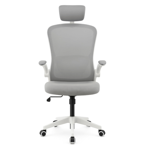 Ergonomic Office Chair White/Grey