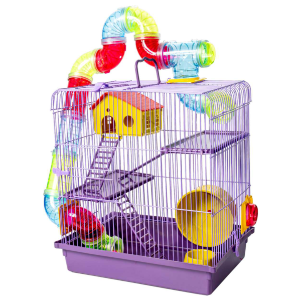 Hamster Cage with Levels & Accessories
